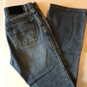 Express Flared Blue Jeans